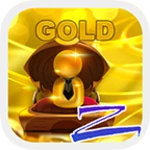 Logo of Gold Theme Launcher android Application 