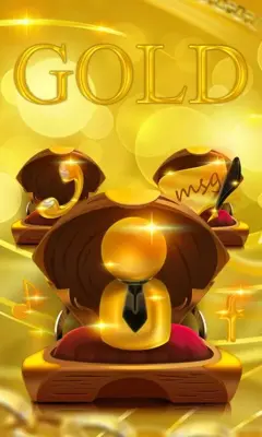 Gold Theme Launcher android App screenshot 2